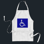 Handicapped Disabled Standard Apron<br><div class="desc">Handicapped Disabled,  Handicapped,  Disabled,  Disability</div>