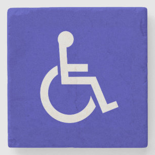 Handicapped Disabled Stone Coaster
