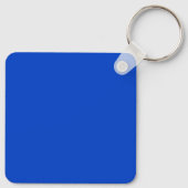 Handicapped disabled symbol text blue white key ring (Back)