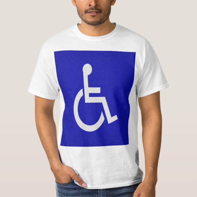 Handicapped Disabled T-Shirt (Front)