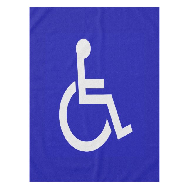 Handicapped Disabled Tablecloth (Front)