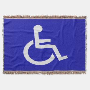 Handicapped Disabled Throw Blanket