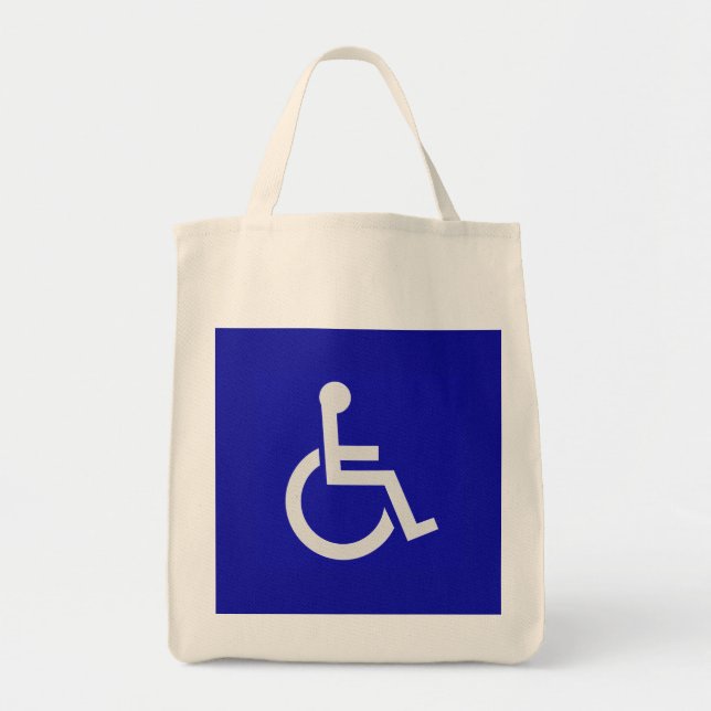 Handicapped Disabled Tote Bag (Front)