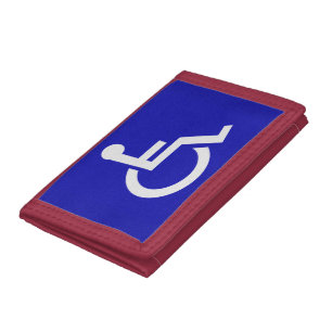 Handicapped Disabled Trifold Wallet