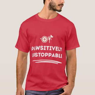 Handicapped dog Pawsitively Unstoppable friend T-Shirt
