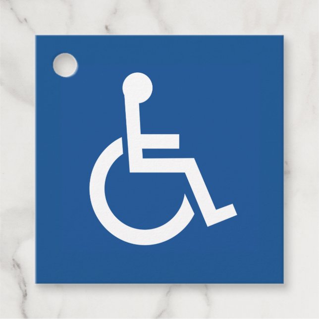 Handicapped Favour Tags (Front)