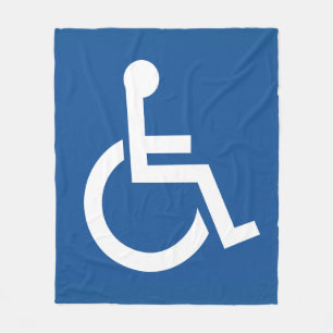 Handicapped Fleece Blanket