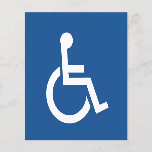 Handicapped Flyer (Front)