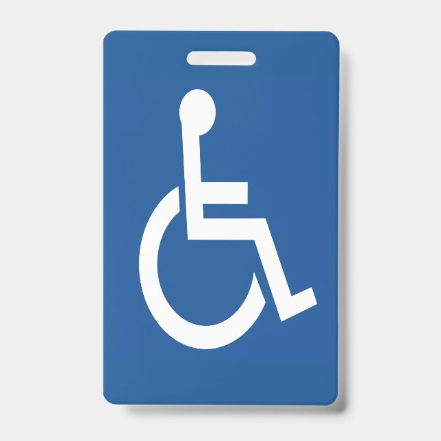 Handicapped ID Badge (Front)