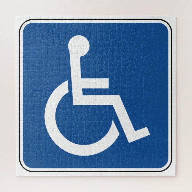 Handicapped Jigsaw Puzzle (Vertical)