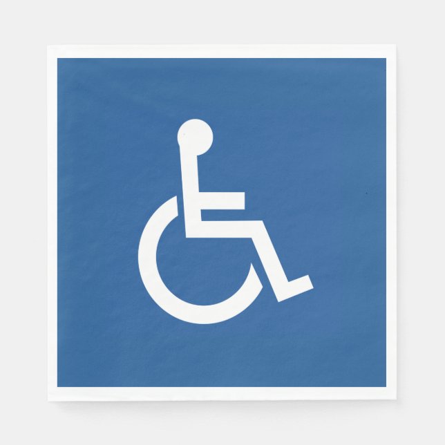 Handicapped Napkin (Front)
