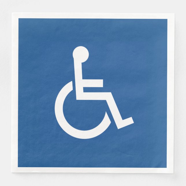 Handicapped Napkin (Front)