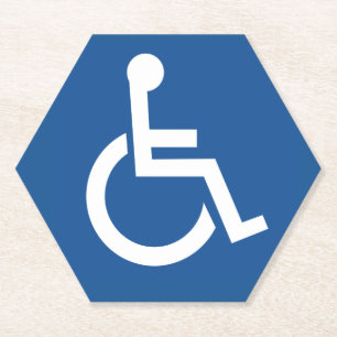 Handicapped Paper Coaster