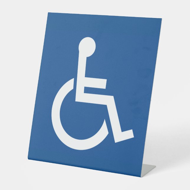 Handicapped Pedestal Sign (Front)