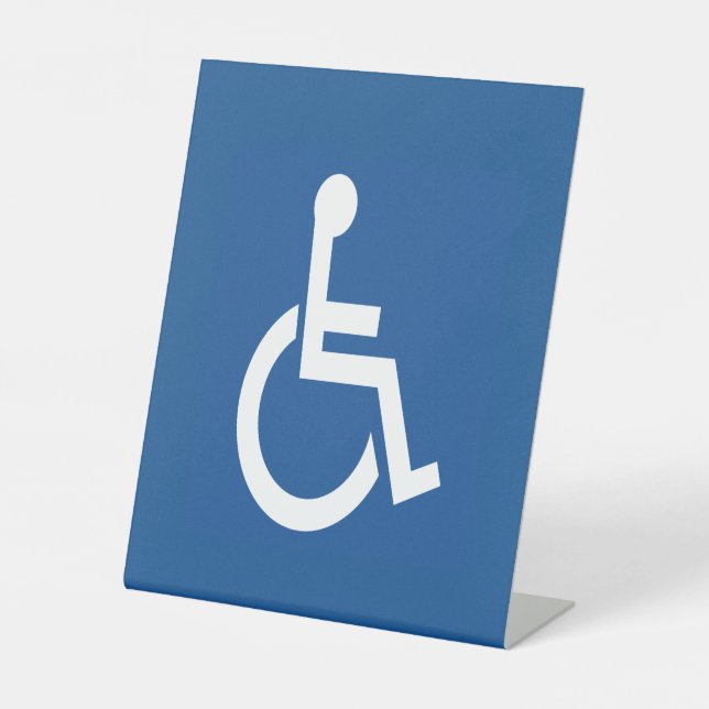 Handicapped Pedestal Sign (Front)