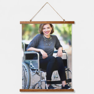 Handicapped Photo Customize Personalize Hanging Tapestry
