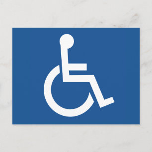 Handicapped Postcard