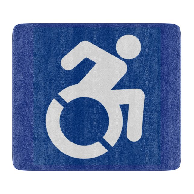 Handicapped Sign Modern Cutting Board (Front)