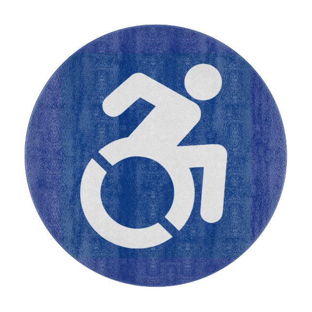 Handicapped Sign Modern Cutting Board (Front)