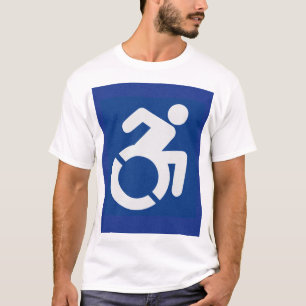 Handicapped Sign Modern T-Shirt