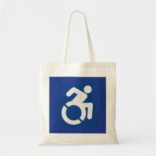 Handicapped Sign Modern Tote Bag