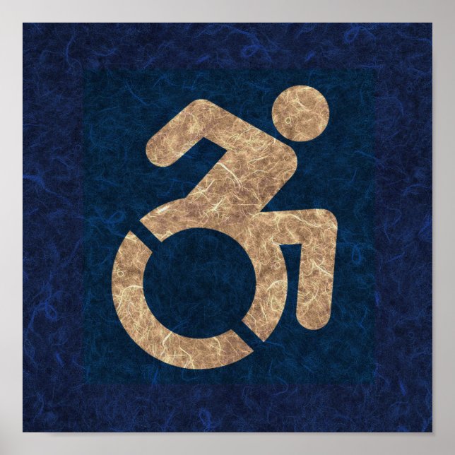 Handicapped Textured Poster (Front)