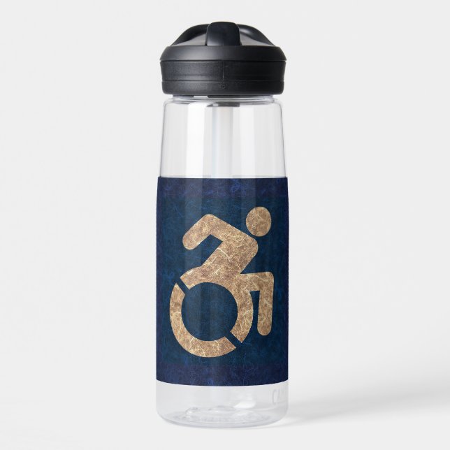 Handicapped Textured Water Bottle (Front)