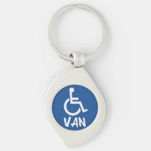 Handicapped Van Key Ring