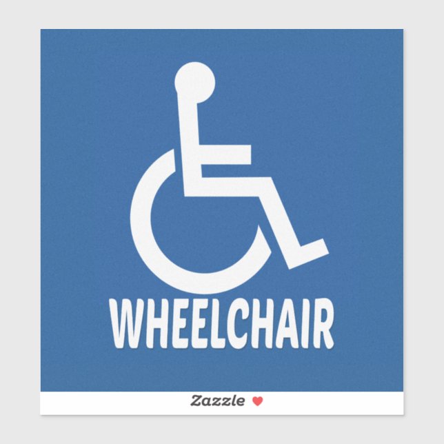 Handicapped Wheelchair (Sheet)