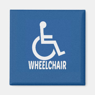 Handicapped Wheelchair Magnet