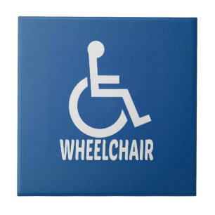 Handicapped Wheelchair Tile