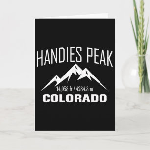 Handies Peak Colorado Climbing Summit Club Outdoor Card