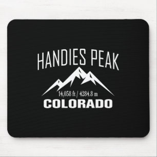 Handies Peak Colorado Climbing Summit Club Outdoor Mouse Mat