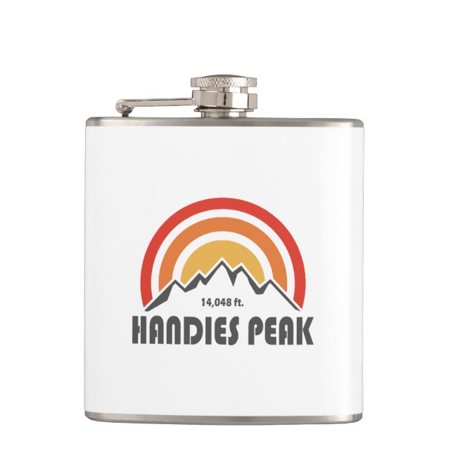 Handies Peak Hip Flask (Front)