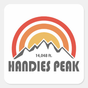 Handies Peak Square Sticker