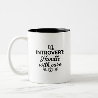 Handle Care Introvert 2 Tone Mug