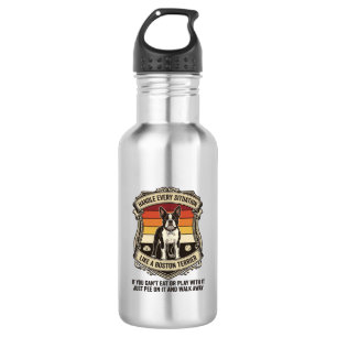 Handle Every Situation Boston Terrier Dog Sunset S 532 Ml Water Bottle