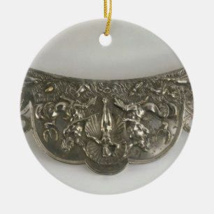 Handle of a Plate Showing The Birth of Venus, Gall Ceramic Tree Decoration