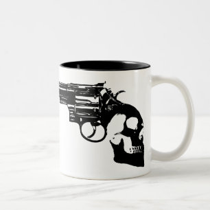 Handle of Death Bang! Two-Tone Coffee Mug