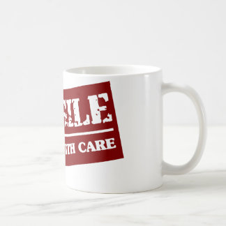 Handle with care coffee mug