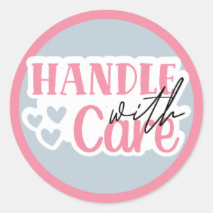 Handle With Care - Fragile Classic Round Sticker