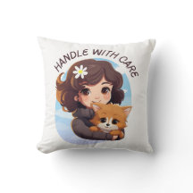 Handle with Care Pillow