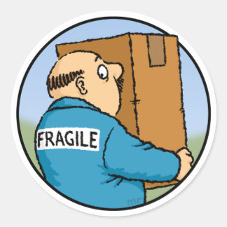 Handle with Care Sticker