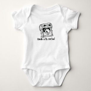  "Handle with Caution!" Baby Bodysuit