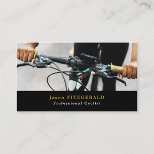 Handlebars, Cycling, Bicyclist Business Card