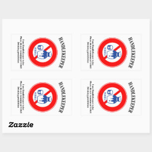 HandleKeeper 1 Rectangular Sticker