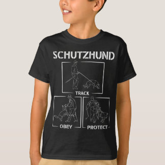 Handler Training  Schutzhund Track Obey Protect Do T-Shirt