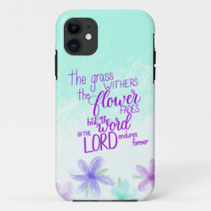 Handlettered Bible Verse iPhone Case, Scripture iPhone 11 Case