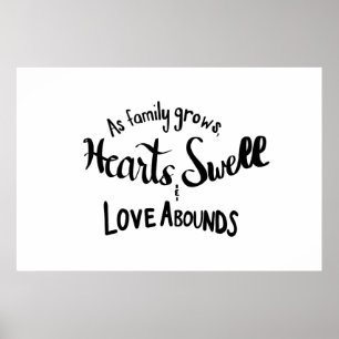Handlettered Family Quote Poster