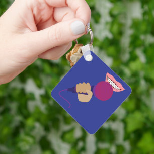 Handling Microphone Key Ring